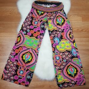 Trina Turk Wide Leg Bright Lounge Pants Small